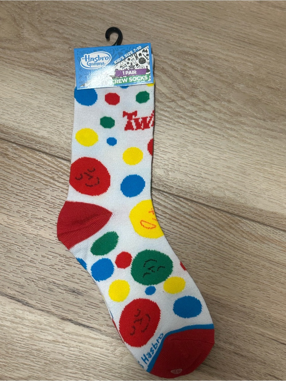 🔴 Hasbro Gaming Twister Board Game Novelty Crew Socks